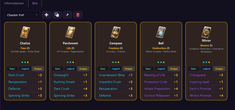 Arcana Sets